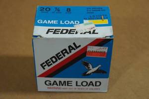 lot 206 image: 25 Federal Game Load 20 Gauge 2-34 8 Shot Shotshells