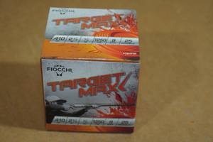 lot 230 image: 25 Fiocchi Target Max .410 Bore 2-12 9 Shot Shotshells