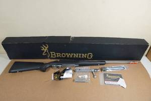 lot 5 image: 1996 Browning A-Bolt II Stainless Stalker .270 Win Bolt Action Rifle - BOSS Shooting System