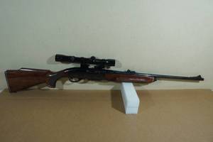 lot 6 image: 1981 Remington Model Four .30-06 Sprg Semi-Auto Rifle - Redfield Scope