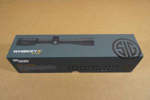 lot 19 image: NEW Sig Sauer Whiskey 3 3-9 x 40mm SPF 1 MT Rifle Scope
