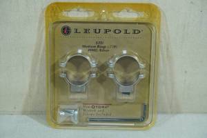 lot 21 image: Leupold STD Medium Rings