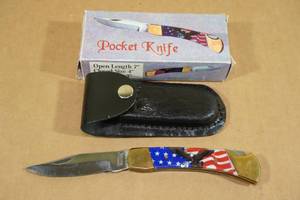 lot 48 image: US Patriot 7 Commemorative Pocket Knife
