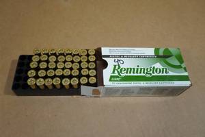 lot 168 image: 40 Remington UMC .38 Spl 158 Gr LDRN Ammo