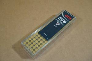 lot 180 image: 100 CCI Mini-Mag .22 LR 36 Gr Plated HP Ammo