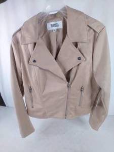 NEW BB Dakota Steve Madden Faux Suede Womens Moto Jacket - XL
