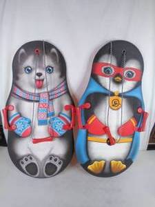 Set of Two NEW Snow Buddies Sled and Slide