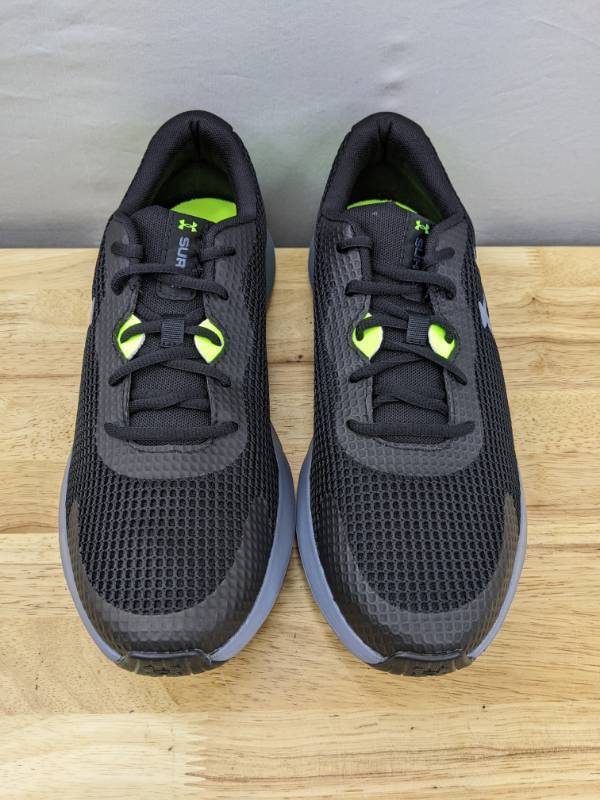 lot 58A image: Brand New Under Armour UA Surge 3 Neon Athletic Shoes Mens 12 X