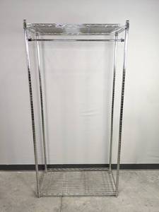 lot 43 image: Tall Closet Garment Rack M
