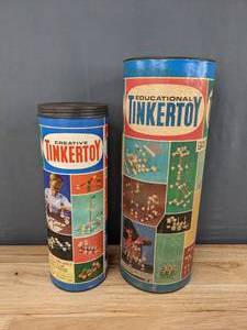 lot 60 image: Vintage Educational and Creative Tinkertoys   M