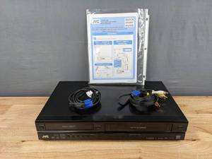 lot 64 image: JVC DVD and VCR Combination Player   M