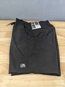 lot 96 image: NEW Zeroxposur Mens Black Swim Trunks Small X