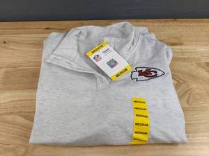 lot 87 image: NEW NFL KC Kansas City Football Womens Long Sleeve Shirt in Medium X