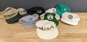 lot 99 image: Eclectic Collection of Vintage Hats Maui, Tropicana, Caterpillar, Allina, Wonewok, and Others M