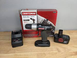 lot 78 image: Craftsman 38 In. DrillDriver and Charger R