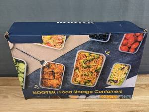 lot 116 image: New Kootek Food Storage Containers  Q