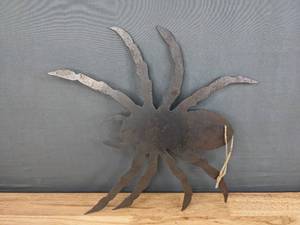 lot 31A image: Metal Cutout Spider Artwork A