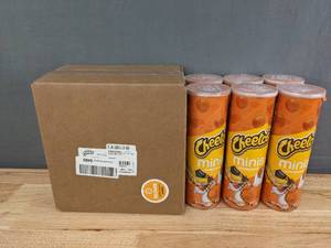 lot 109 image: Twelve (12) Cans of Mini Cheetos Best By 11072023  Q