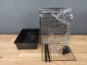 lot 111 image: New Black Bird Cage   Q
