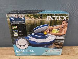 lot 113 image: New Intex Mega Chill Floating Cooler   Q