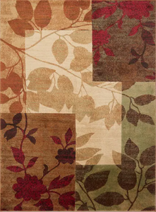 lot 2 image: Home Dynamix Tribeca Amelia Contemporary Geometric Floral Area Rug - 710x106