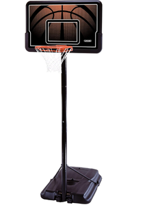 lot 7 image: Lifetime Height Adjustable Portable Basketball System, 44 Inch Backboard