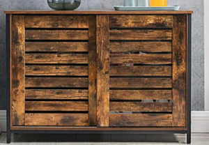 lot 17 image: Vasagile Kitchen Cabinet with Sliding doors 39.4