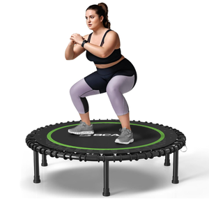 lot 207 image: BCAN Foldable Mini Trampoline  - Green