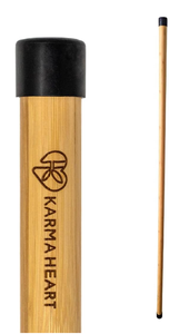lot 258 image: Karma Heart 5ft Natural Bamboo Yoga Stick