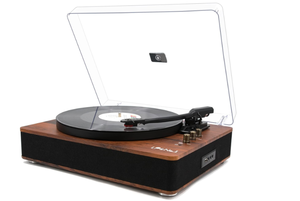 lot 311 image: LP&NO.1 Record Player Wireless Turntable with Built-in Speakers and USB
