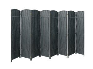 lot 346 image: Sorbus Room Divider Privacy Screen, 6 ft. Tall Extra Wide Foldable Panel Partition Wall Divider (8 Panel, Espresso