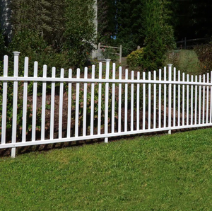 lot 354 image: Zipity 42 in. H x 92 in. W Manchester Semi-Permanent Vinyl Fence Panel Kit (2-Pack)