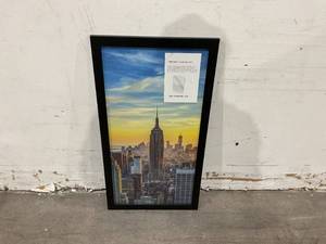 lot 260 image: Frame Amo Black 12x24 Picture,Smooth Finish, Acrylic Front