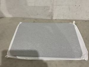lot 323 image: Stone Bath Mat Diatomaceous Earth Bath Mat Light Gray (23.6 X 15.7 Inches)