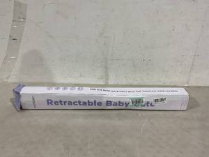 lot 336 image: Retractable Baby Gate Grey 55 in