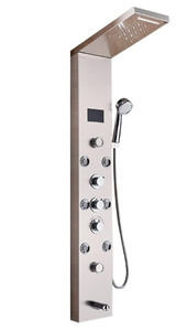 lot 26 image: Shower Faucet Set Shower Panel Column Multi-functional Nozzle