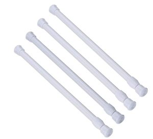 lot 281 image: AIZESI Spring Tension Curtain Rods 28-48