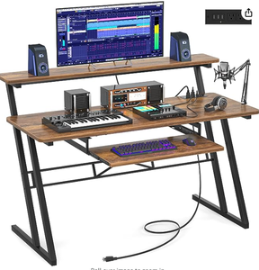 lot 366 image: Armocity 47 Desk with Power Outlet