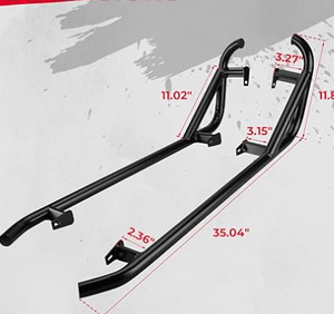 lot 373 image: KEMIMOTO Nerf Bars Heavy Duty Side Steps