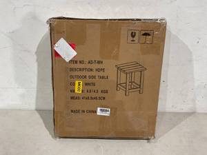 lot 394 image: LZRS Adirondack Square Side Table