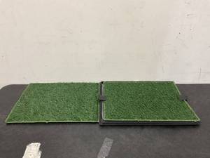 lot 286 image: Super Absorbent Dog Grass Pad with Tray 4-Layer