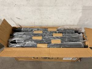 lot 52 image: Karl home 6 Pack Black Folding Chairs
