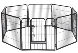 lot 372 image: Dog Playpen Dog Pen Playpen 32 W  40 H 8 Panels