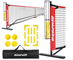 lot 138 image: Bearwill Pickleball Net, 22 FT Regulation Size