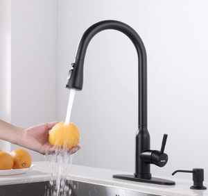 lot 380 image: KEER Smart Kitchen Sink Faucet with Pull Down Sprayer
