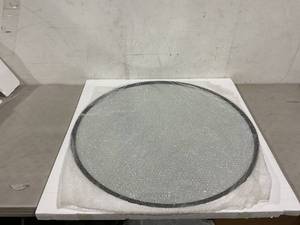 lot 450 image: Growsun 30 Black Round Mirror
