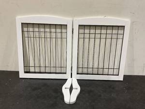 lot 147 image: LZRS Solid Hardwood Freestanding Pet Gate