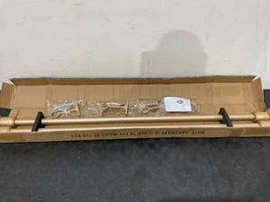 lot 173 image: 2 Pack Curtain Rods for Window 36-72 Inch