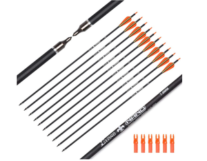 lot 140 image: Hunter Ian Archery Carbon Arrow Hunting Arrows