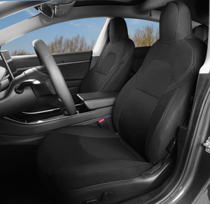 lot 194 image: 2 pieces TOYOUN Car Front Seat Covers Custom Fit for Tesla Model 3